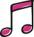 musical note icon